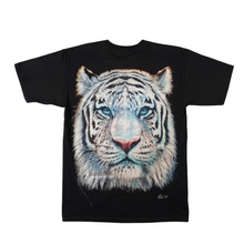 Load image into Gallery viewer, Blue/White Tiger - Short Sleeve T-shirt - (TS0121)
