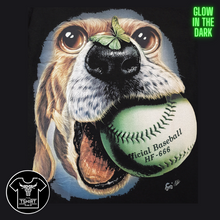 Load image into Gallery viewer, Dog and Baseball - Short Sleeve T-shirt -  (TS0123)
