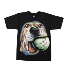 Load image into Gallery viewer, Dog and Baseball - Short Sleeve T-shirt -  (TS0123)
