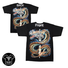 Load image into Gallery viewer, Dragon and Sword - Short Sleeve T-shirt - (TS0124)
