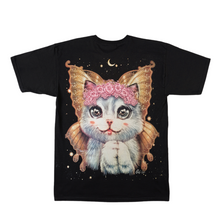 Load image into Gallery viewer, Fairy Cat - Short Sleeve T-shirt - (TS0126)
