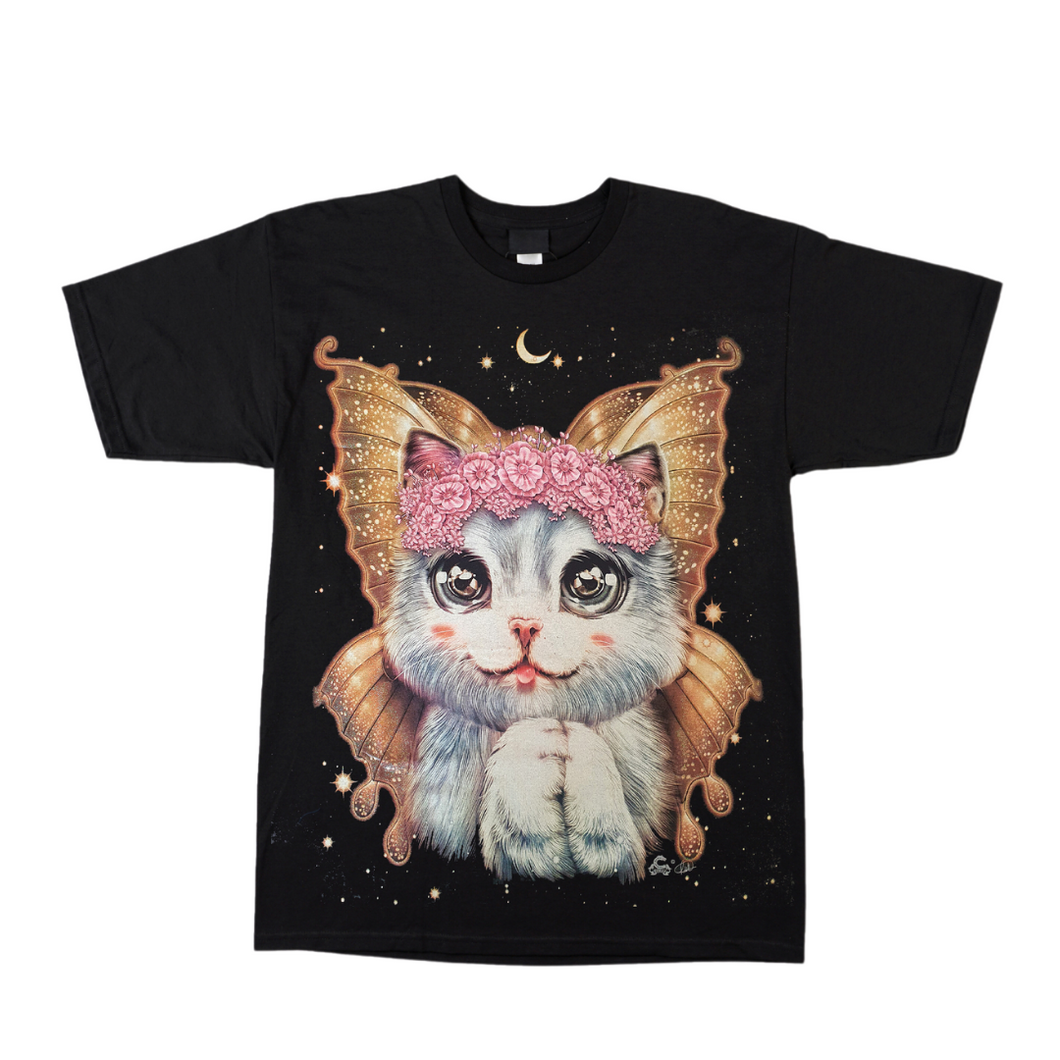 Fairy Cat - Short Sleeve T-shirt - (TS0126)