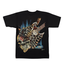 Load image into Gallery viewer, Heavy Metal Skull Guitar - Short Sleeve T-shirt -  (TS0127)
