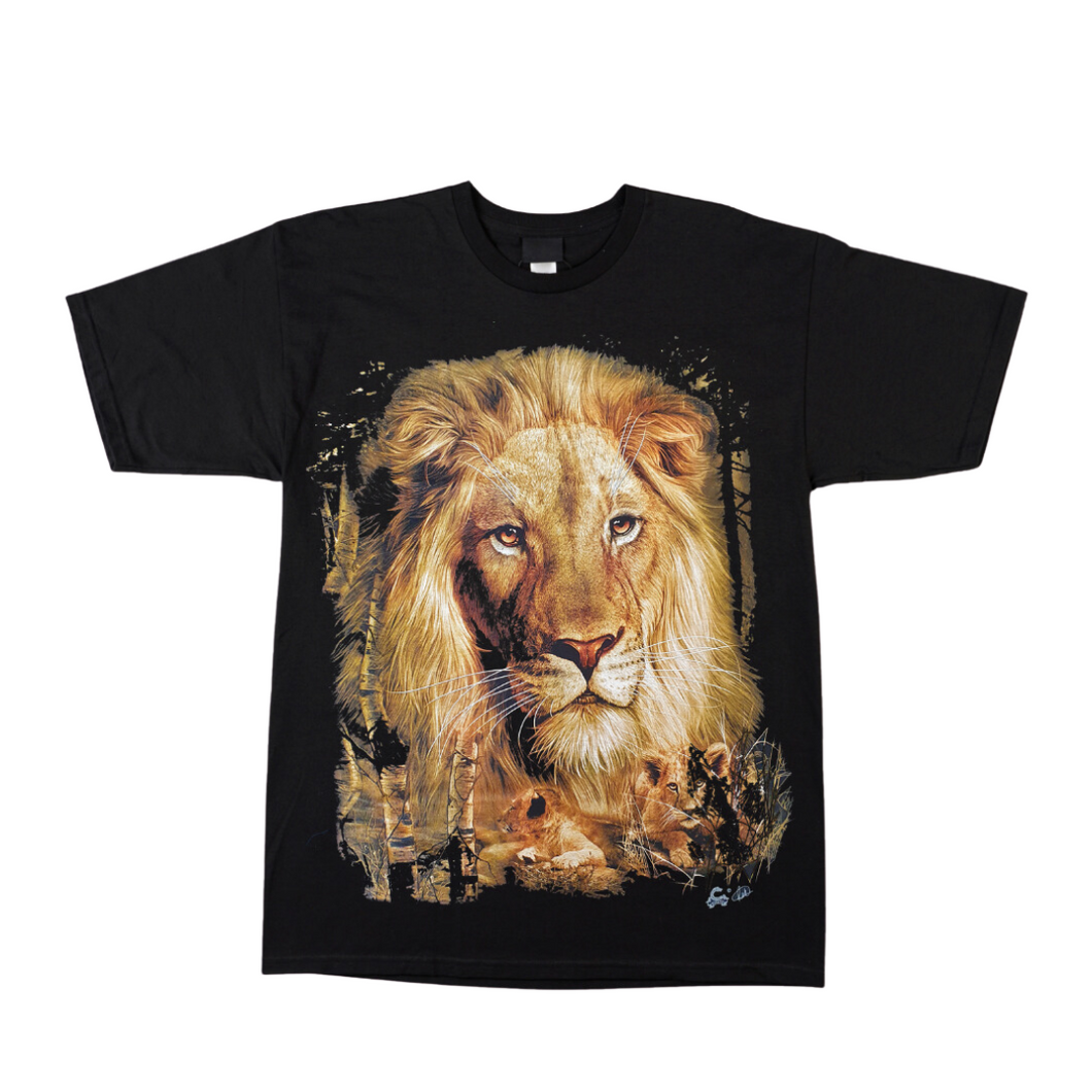 Lion & Cubs - Short Sleeve T-shirt - (TS0130)