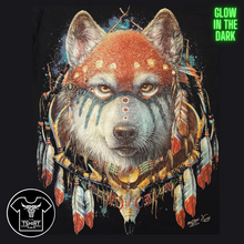 Load image into Gallery viewer, Tribal Wolf - Short Sleeve T-shirt - (TS0133)
