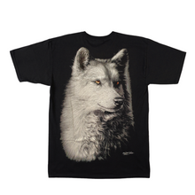 Load image into Gallery viewer, Amber Eye Wolf - Short Sleeve T-shirt - (TS0135)
