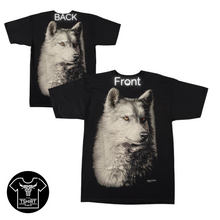 Load image into Gallery viewer, Amber Eye Wolf - Short Sleeve T-shirt - (TS0135)
