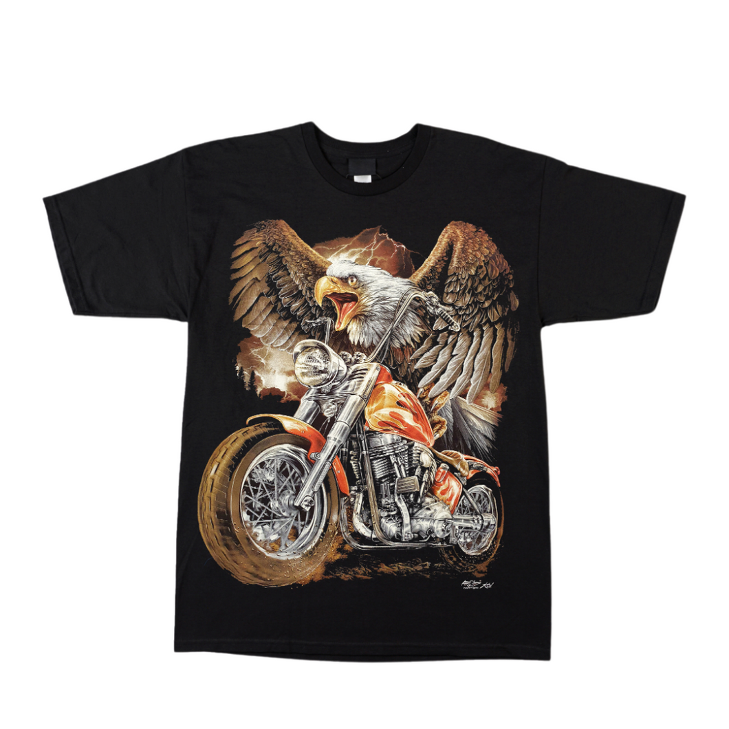 Eagle bike - Short Sleeve T-shirt - (TS0136)