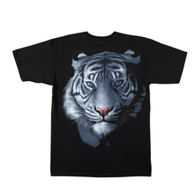 Load image into Gallery viewer, White Tiger Face - Short Sleeve T-shirt - (TS0139)
