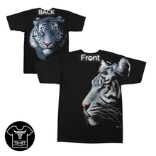 Load image into Gallery viewer, White Tiger Face - Short Sleeve T-shirt - (TS0139)
