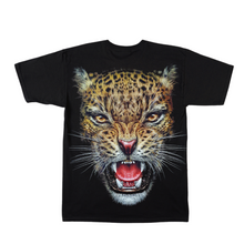 Load image into Gallery viewer, Leopard half Face - Short Sleeve T-shirt - (TS0144)
