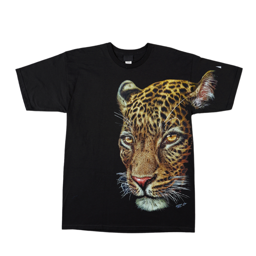 Leopard half Face - Short Sleeve T-shirt - (TS0144)