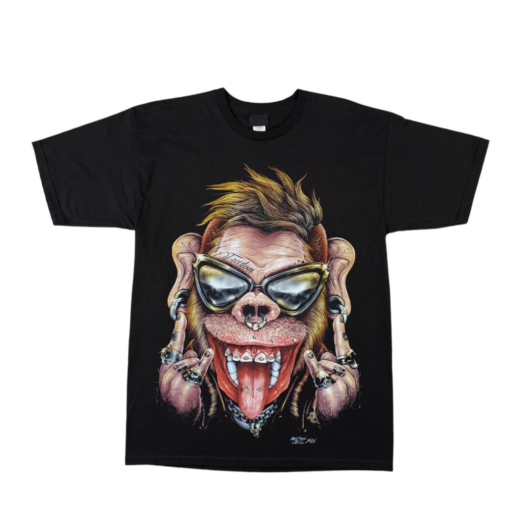 Rocker Monkey - Short Sleeve T-shirt - (TS0148)