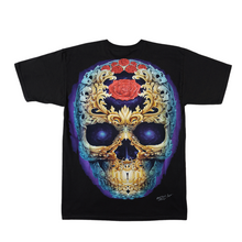 Load image into Gallery viewer, Signet Rose Skull - Short Sleeve T-shirt - (TS0149)
