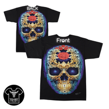 Load image into Gallery viewer, Signet Rose Skull - Short Sleeve T-shirt - (TS0149)
