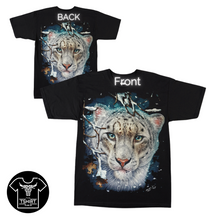 Load image into Gallery viewer, White Leopard Short Sleeve T-shirt  (TS0014)
