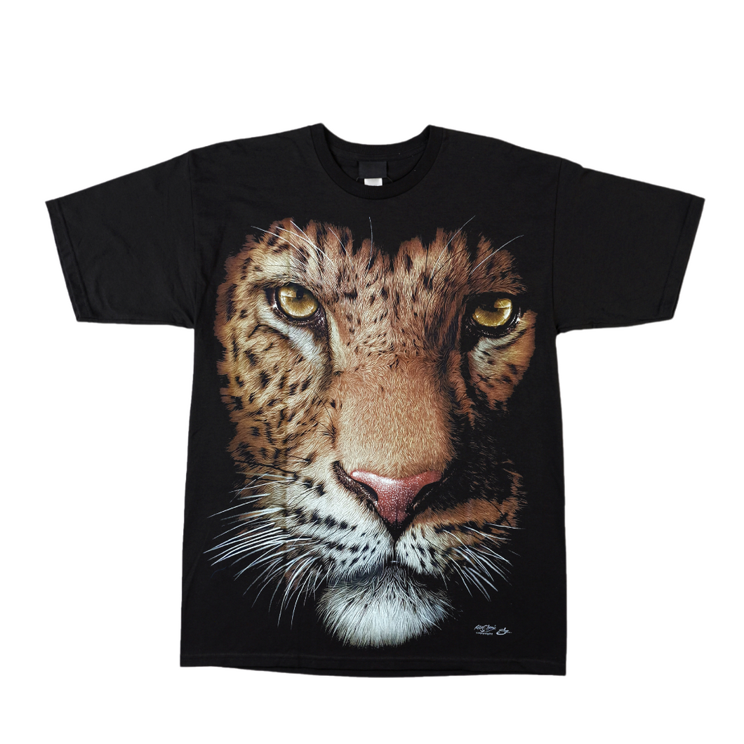 Big Face Wild Cat Short Sleeve T-shirt (TS0150)