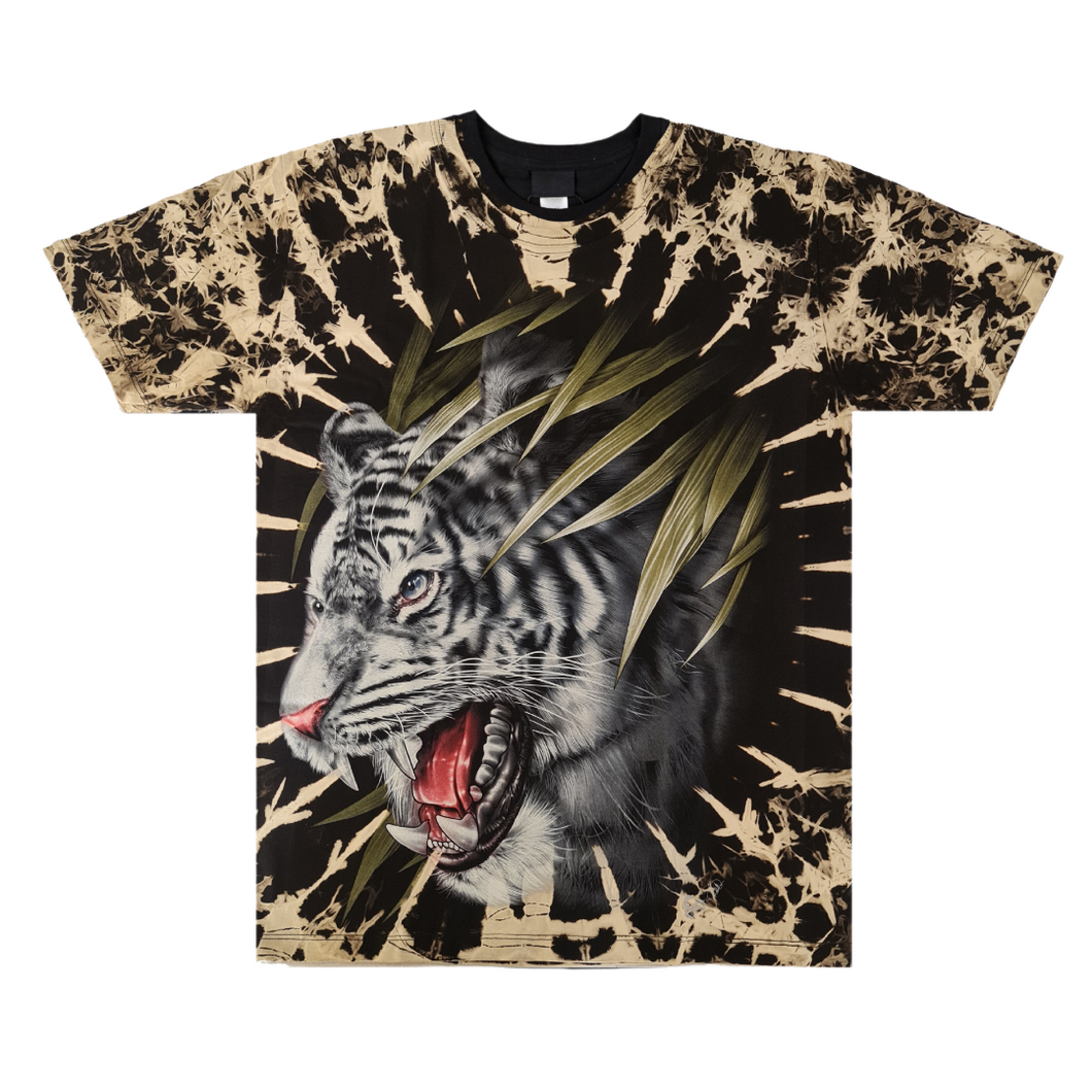 Tiger - Tie Dye Short Sleeve  T-shirt  - (TS0152)