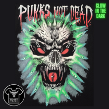 Load image into Gallery viewer, Punks not dead Short Sleeve  T-shirt (TS0157)
