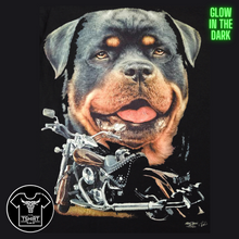 Load image into Gallery viewer, Rottweiler and Bike Short Sleeve T-Shirt - (TS0159)
