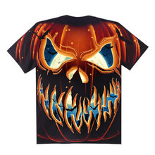 Load image into Gallery viewer, Halloween Pumpkin Short Sleeve T-shirt (TS0015)
