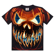 Load image into Gallery viewer, Halloween Pumpkin Short Sleeve T-shirt (TS0015)
