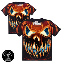 Load image into Gallery viewer, Halloween Pumpkin Short Sleeve T-shirt (TS0015)
