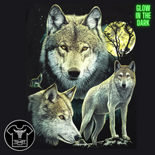 Load image into Gallery viewer, Wolfs trio Short Sleeve T-Shirt (TS0163)
