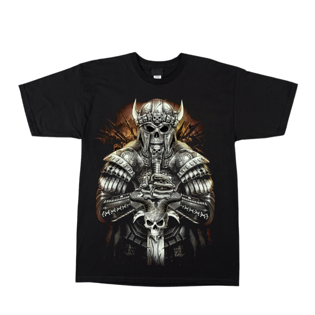 Viking Skull Short Sleeve T-Shirt (TS0165)