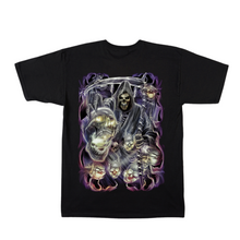 Load image into Gallery viewer, Grim Reaper with Souls Short Sleeve T-Shirt (TS0169)
