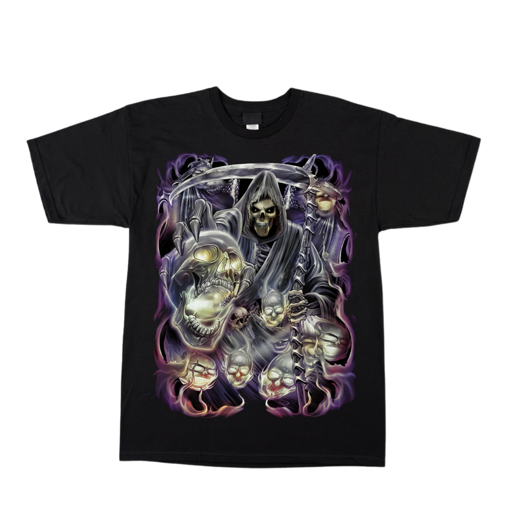 Grim Reaper with Souls Short Sleeve T-Shirt (TS0169)