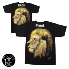 Load image into Gallery viewer, Lion Side Profile Short Sleeve T-shirts (TS0016)
