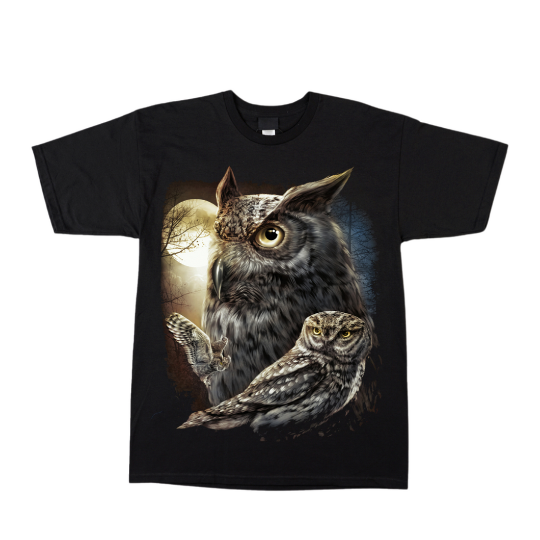 Owl Short Sleeve T-Shirt (TS0176)