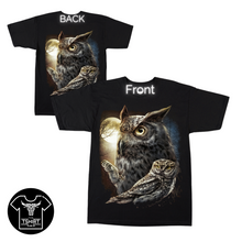 Load image into Gallery viewer, Owl Short Sleeve T-Shirt (TS0176)
