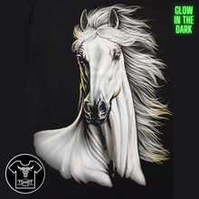 Load image into Gallery viewer, White Horse Short Sleeve T-shirt (TS0025)
