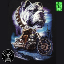 Load image into Gallery viewer, Skull Bulldog Motorbike Short Sleeve T-shirt (TS0029)
