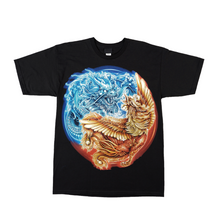 Load image into Gallery viewer, Dragon and Phoenix Short sleeve T-shirt (TS002)
