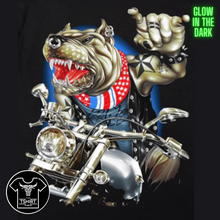 Load image into Gallery viewer, Pitbull Biker Short Sleeve T-shirt (TS0031)
