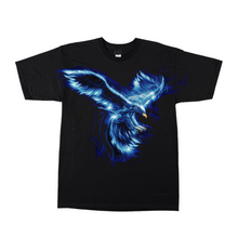 Load image into Gallery viewer, Blue Phoenix Short Sleeve  T-shirt (TS0034)
