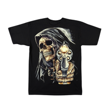 Load image into Gallery viewer, Skull Gun Licking Short Sleeve  T-shirt (TS0035)
