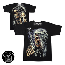 Load image into Gallery viewer, Skull Gun Licking Short Sleeve  T-shirt (TS0035)
