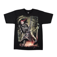 Load image into Gallery viewer, Skull Musician Guitar Short Sleeve  T-shirt  (TS0039)
