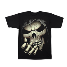 Load image into Gallery viewer, Skull Hood Short Sleeve  T-shirt  (TS0041)
