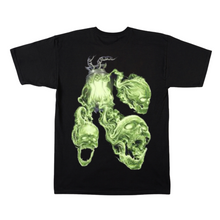 Load image into Gallery viewer, Green Skull Spirit Short Sleeve  T-shirt (TS0044)
