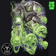 Load image into Gallery viewer, Green Skull Spirit Short Sleeve  T-shirt (TS0044)
