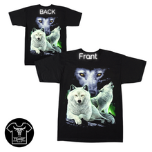 Load image into Gallery viewer, White Wolf Trio Short Sleeve  T-shirt (TS0047)
