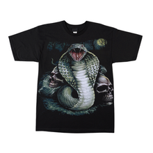 Load image into Gallery viewer, Cobra Skull Short Sleeve  T-shirt (TS0053)
