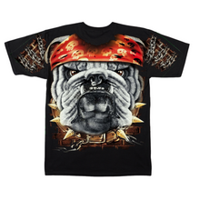 Load image into Gallery viewer, Bulldog Bandana Short Sleeve  T-shirt (TS0054)
