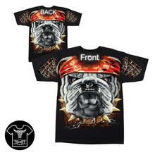 Load image into Gallery viewer, Bulldog Bandana Short Sleeve  T-shirt (TS0054)
