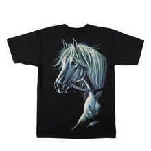 Load image into Gallery viewer, White Horse - Short Sleeve T-shirt - (TS0206)
